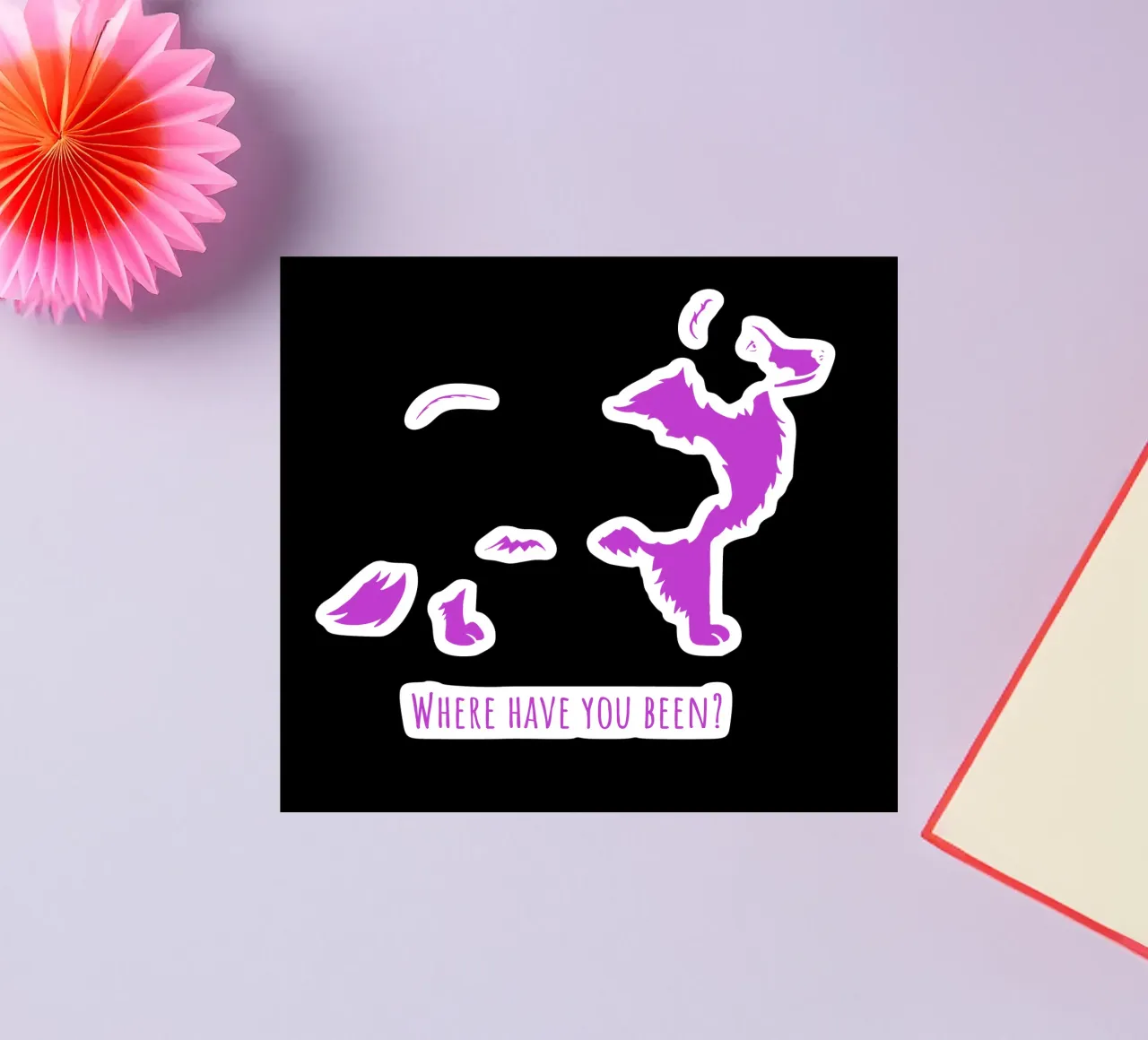 Border collie pegatina de Pop dogs
