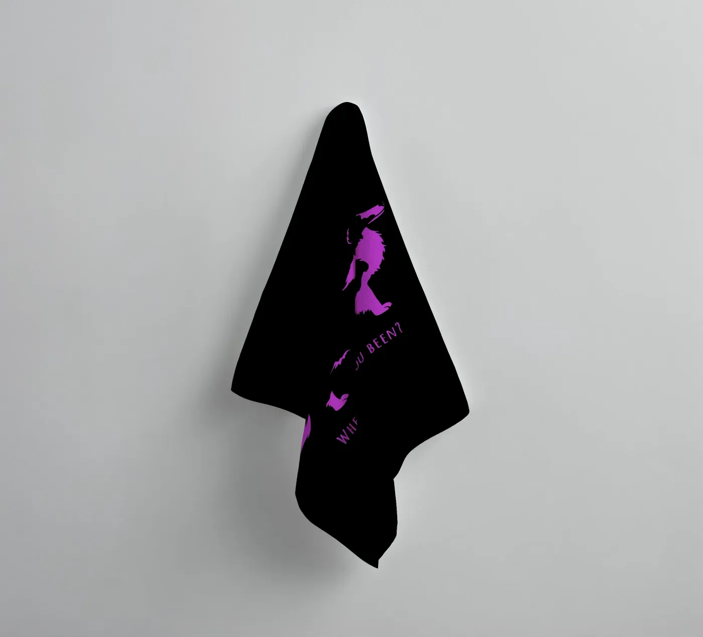 Border collie badhanddoek van Pop dogs