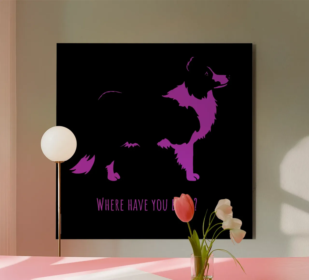 Border collie pannello forex da Pop dogs