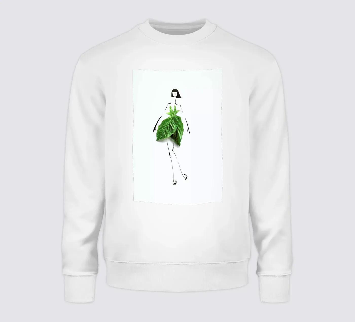 Basil sweatshirt by Gretchen Roehrs
