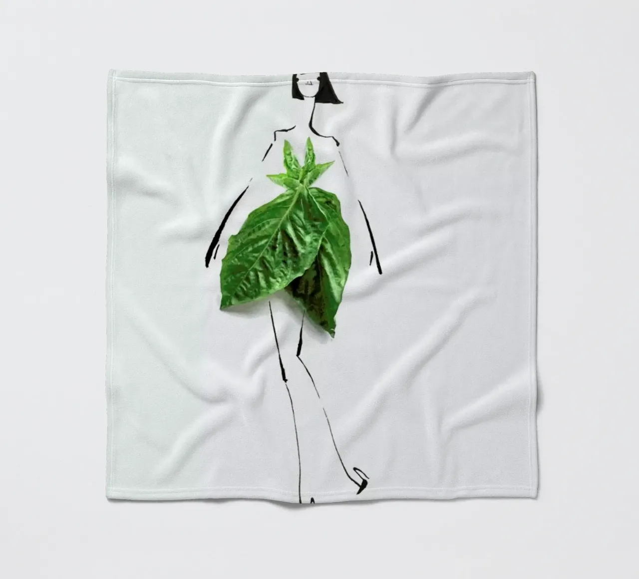 Basil coperta in pile da Gretchen Roehrs