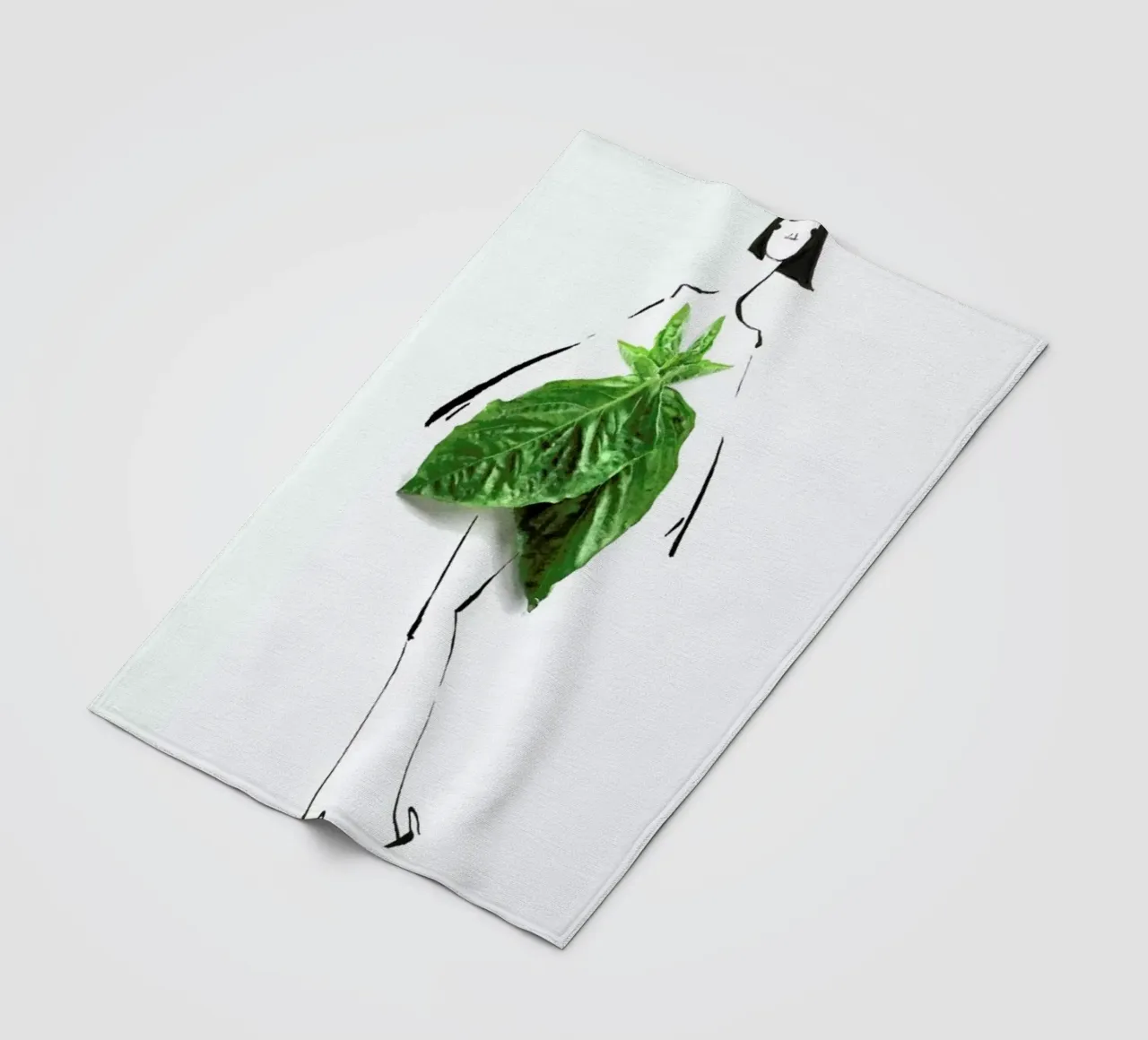 Basil Fleecedecke von Gretchen Roehrs