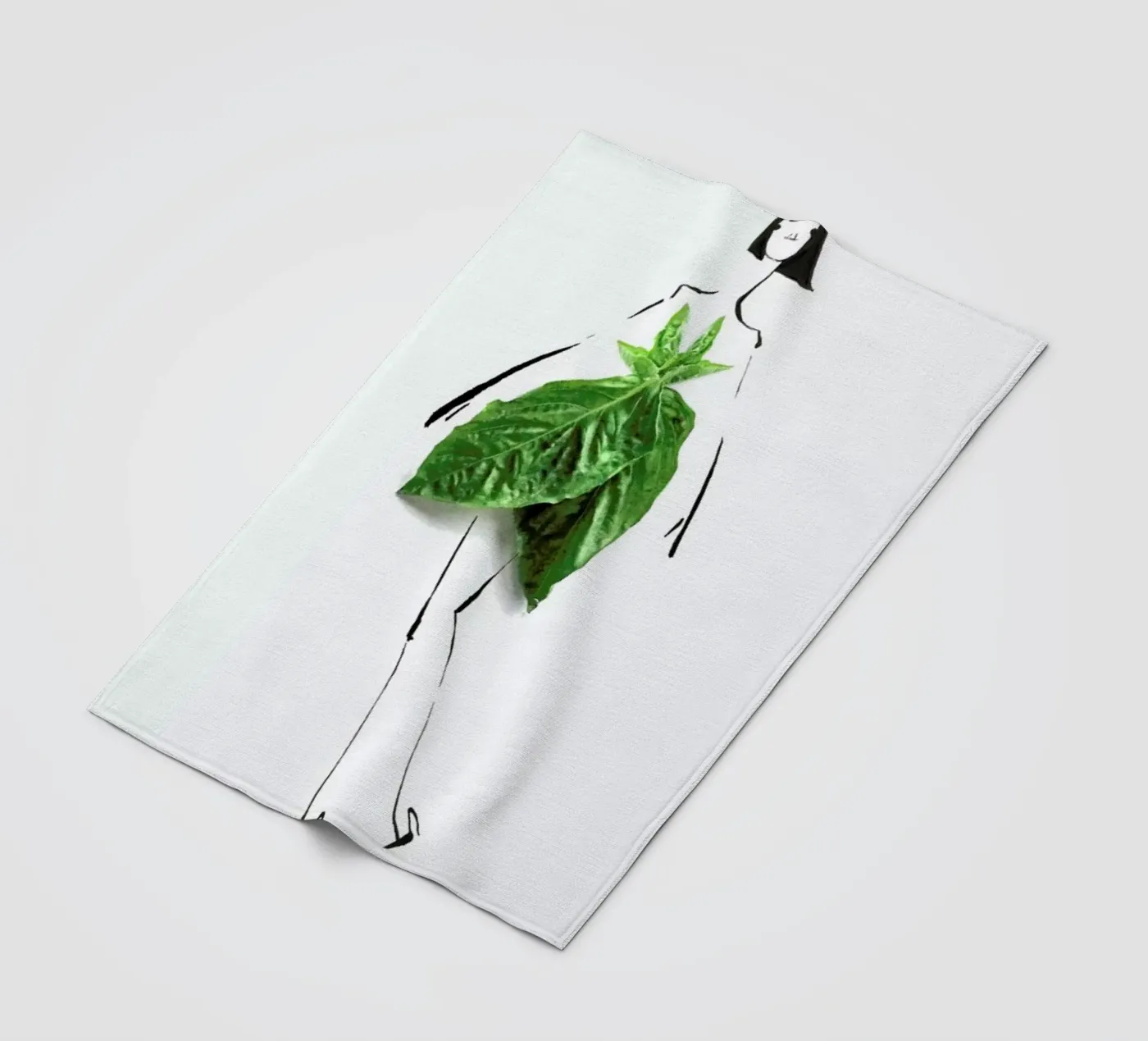 Basil Fleecedecke von Gretchen Roehrs