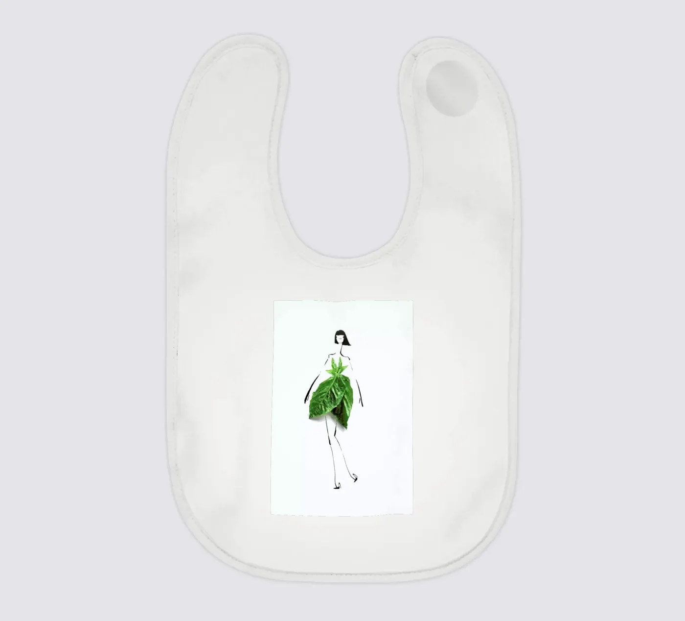 Basil baby bib by Gretchen Roehrs