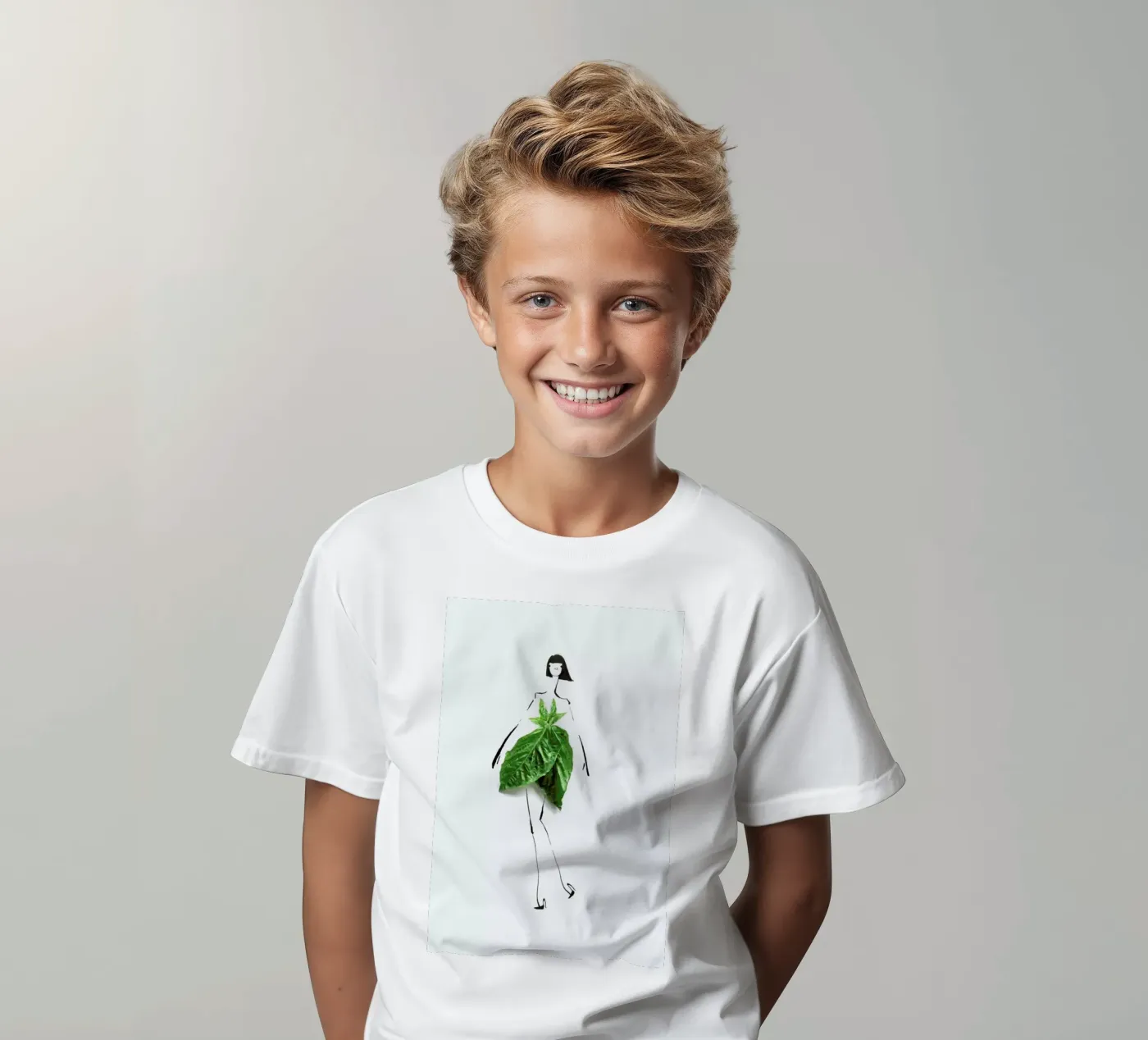 Basil kids t-shirt by Gretchen Roehrs