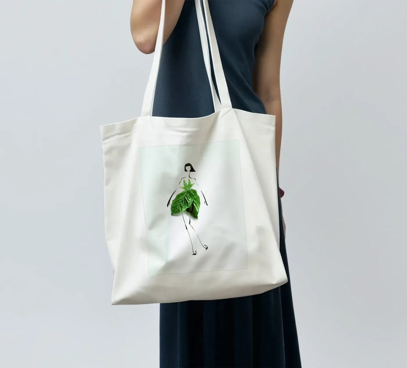 Basil tote bag by Gretchen Roehrs