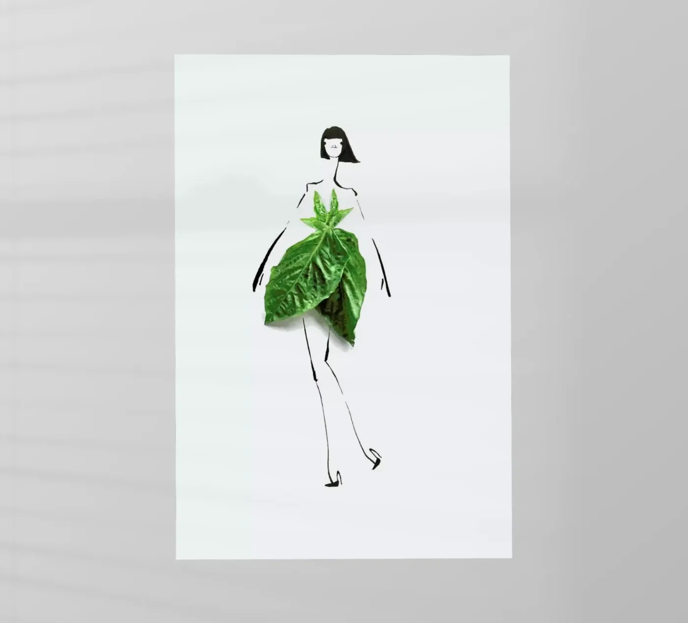 Basil backlit folie van Gretchen Roehrs