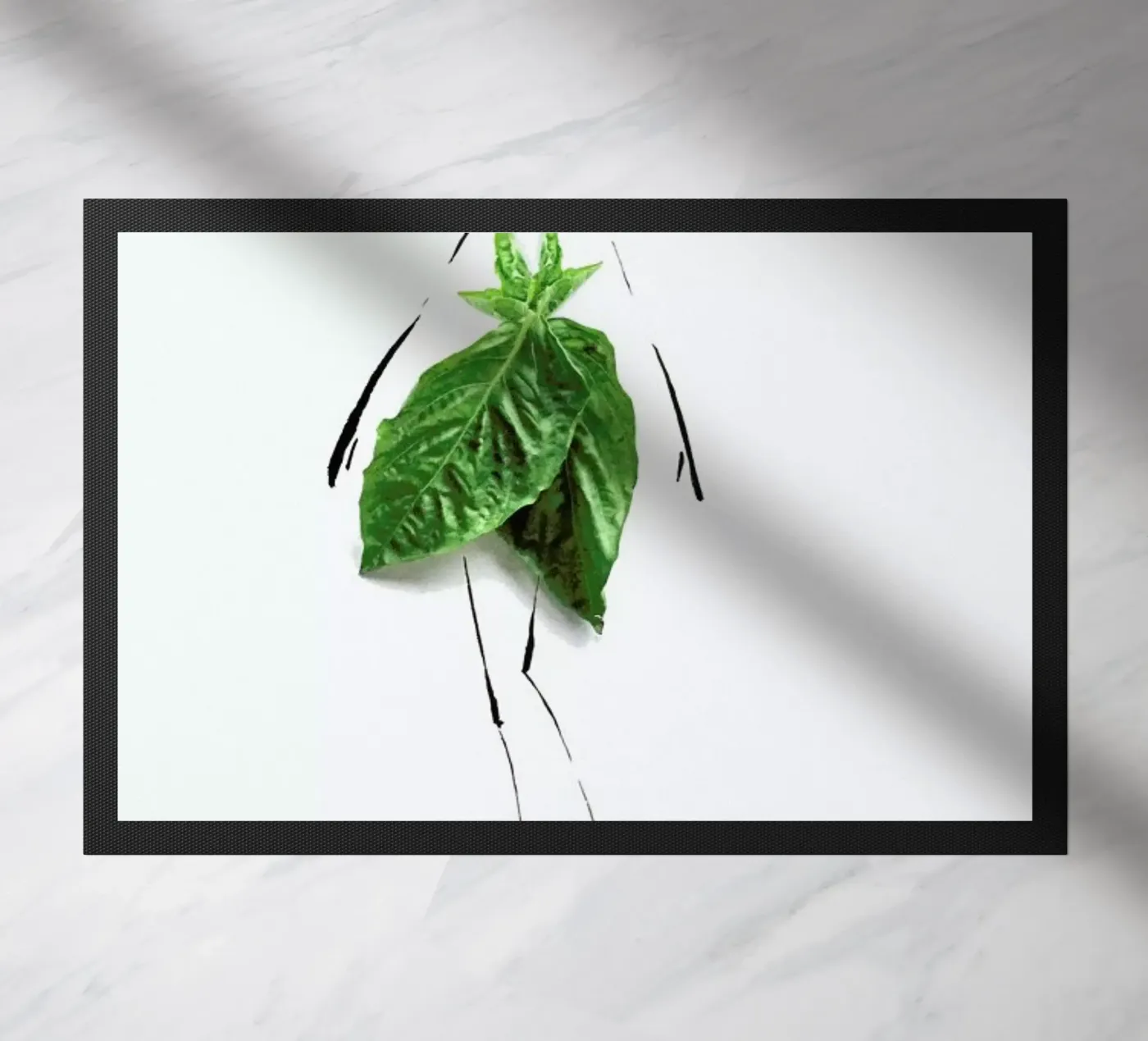 Basil Fußmatte von Gretchen Roehrs