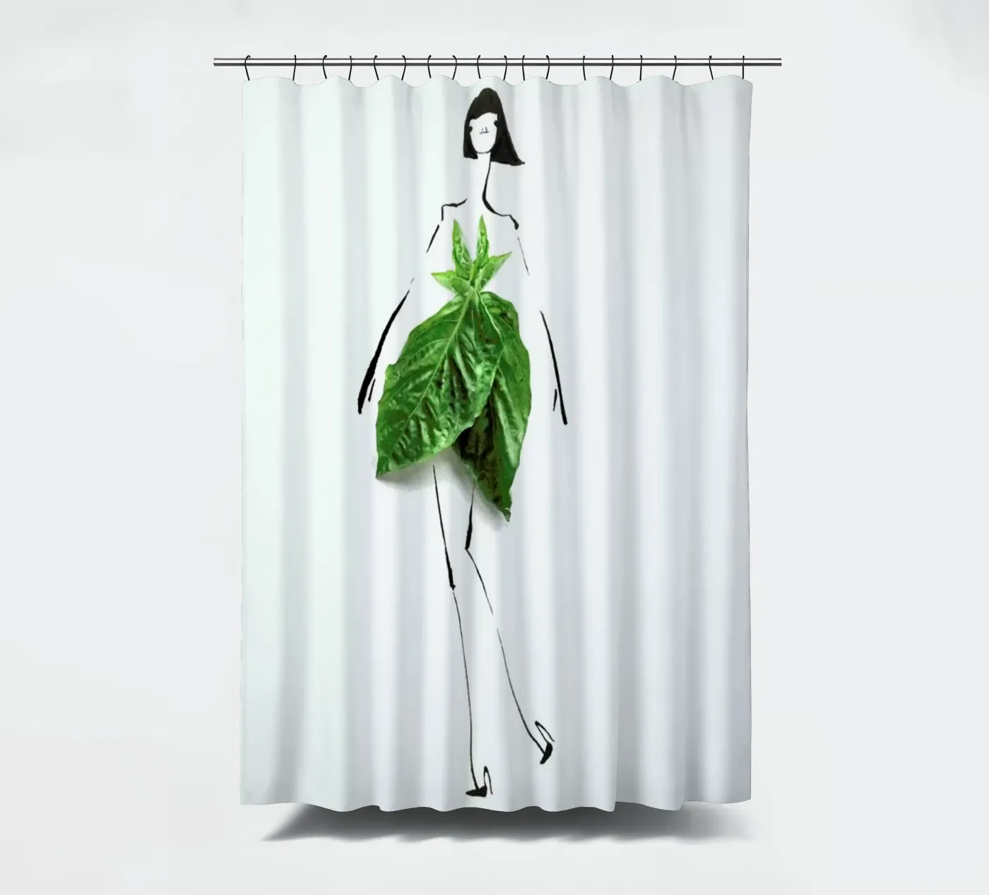 Basil rideau de douche de Gretchen Roehrs
