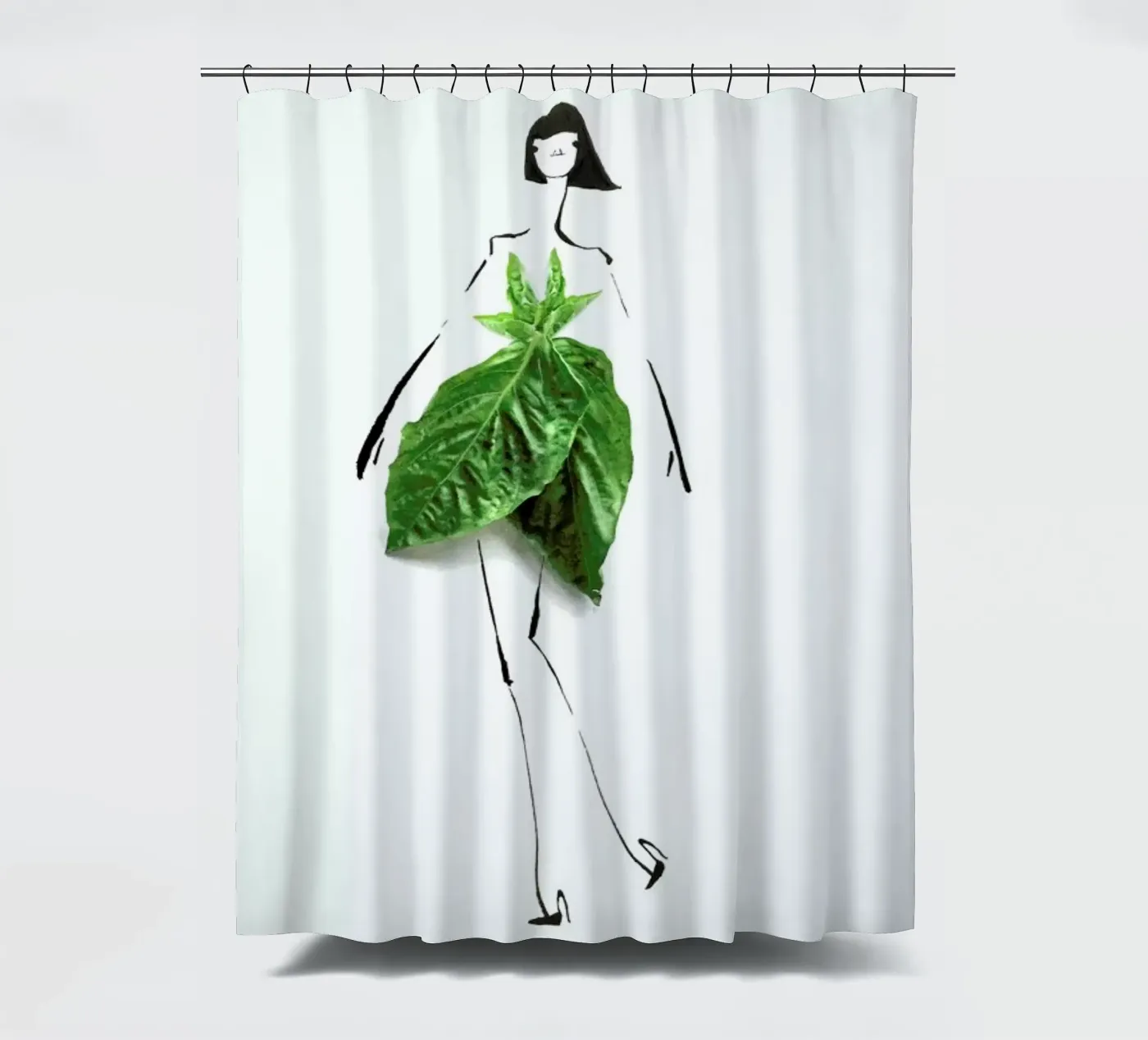 Basil rideau de douche de Gretchen Roehrs