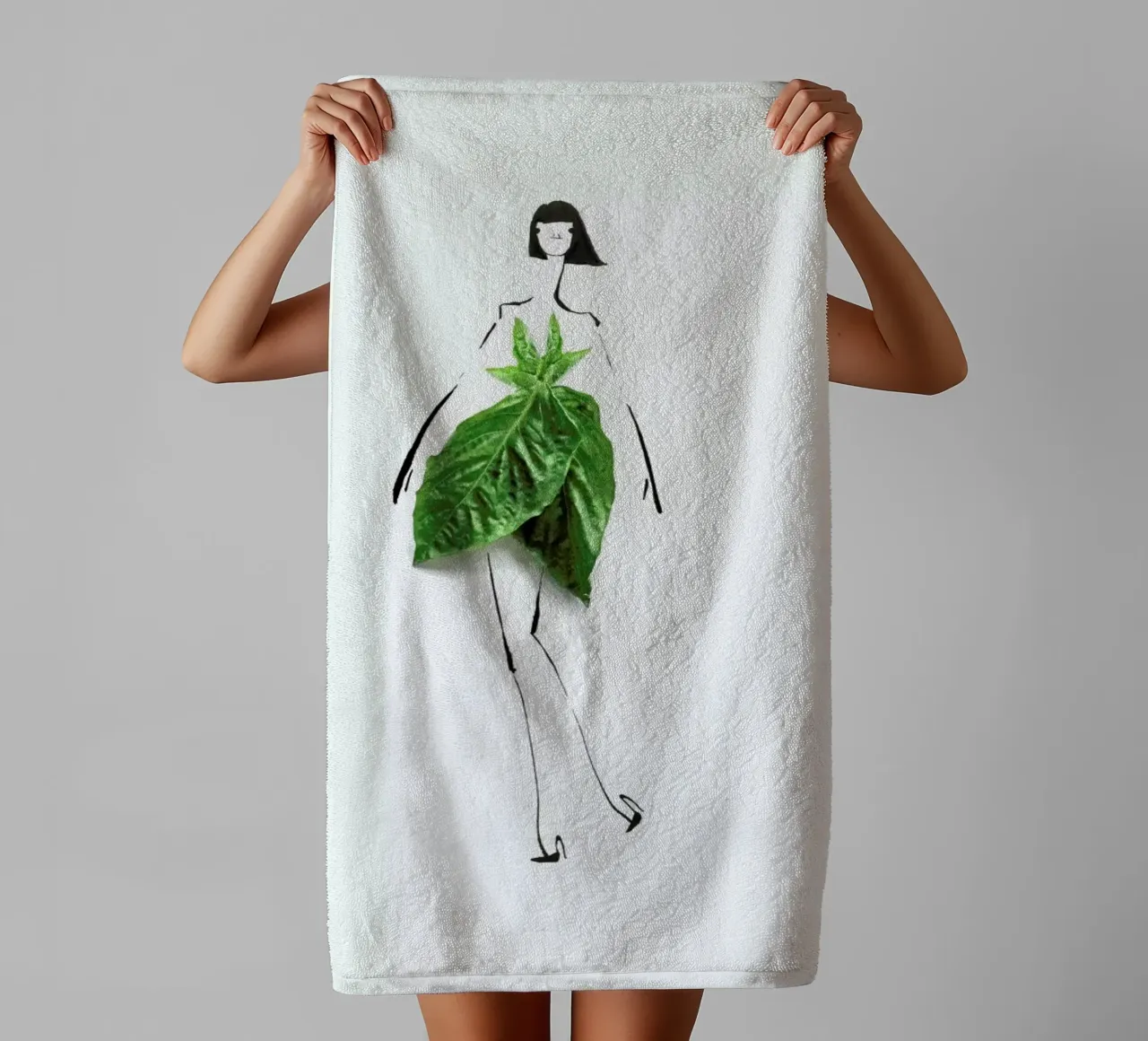 Basil badhanddoek van Gretchen Roehrs