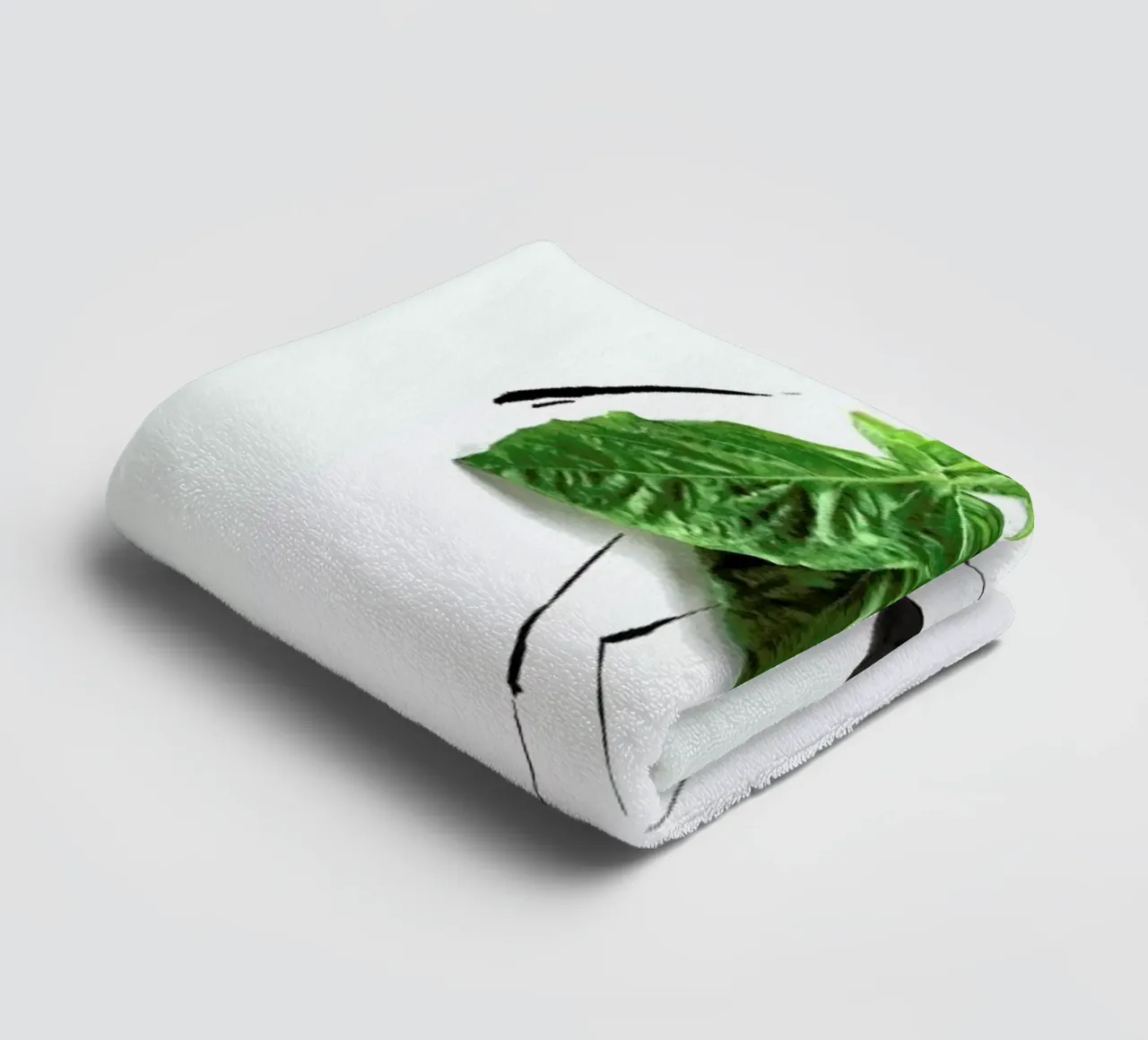 Basil badhanddoek van Gretchen Roehrs