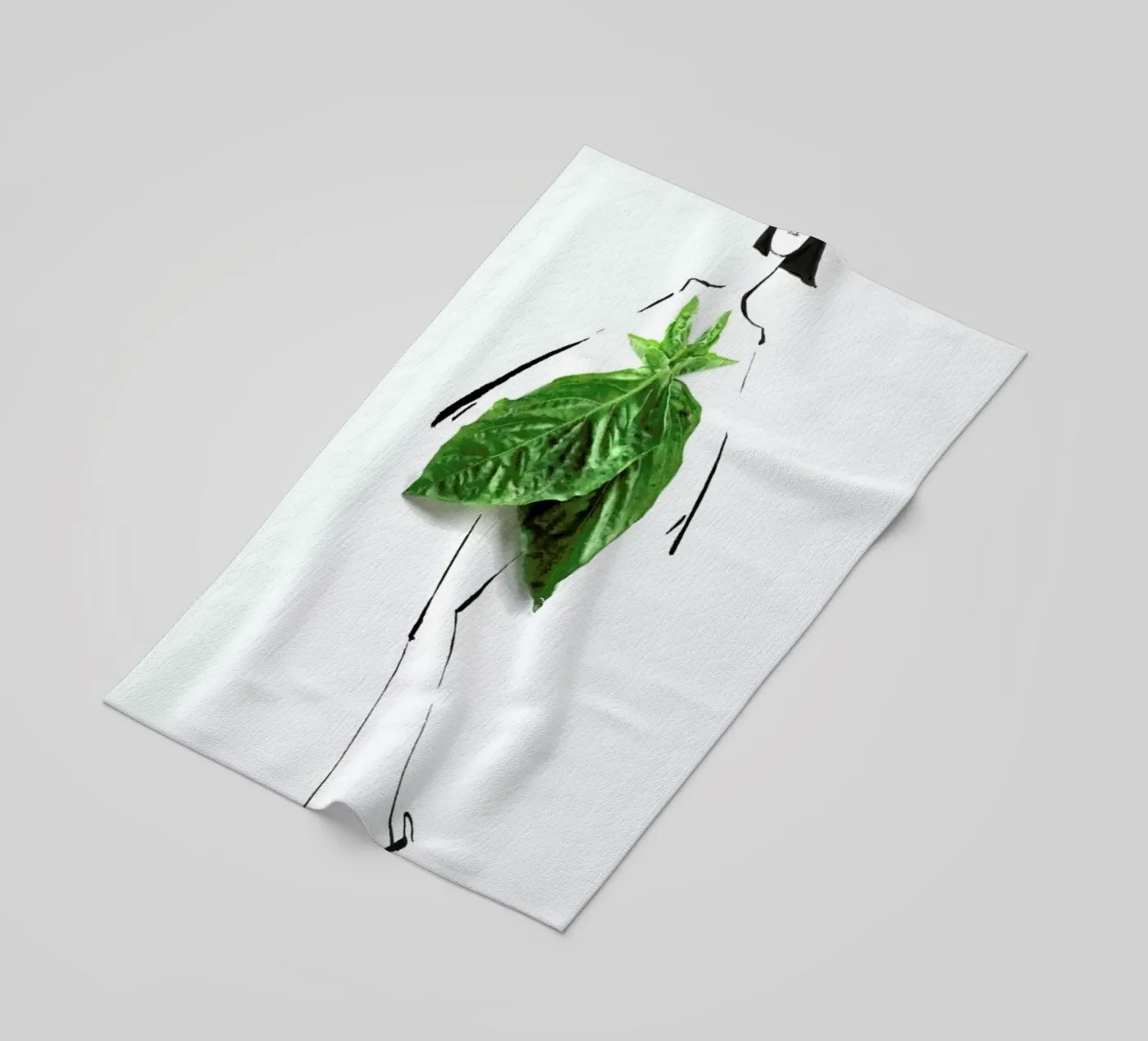 Basil Strandtuch von Gretchen Roehrs