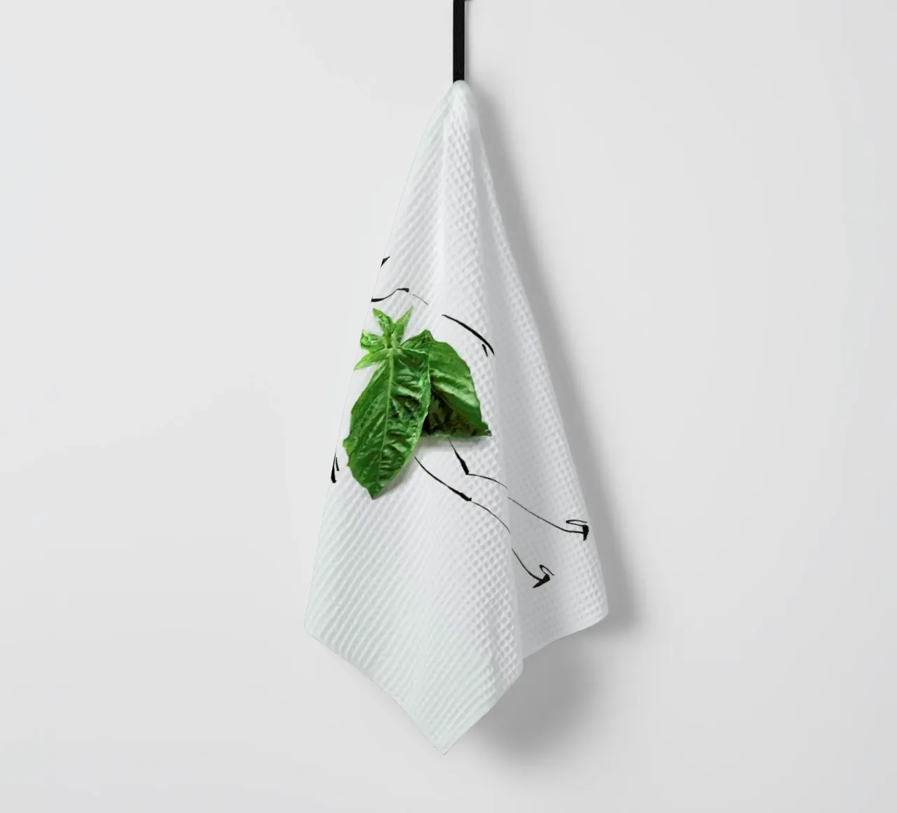 Basil Geschirrtuch von Gretchen Roehrs