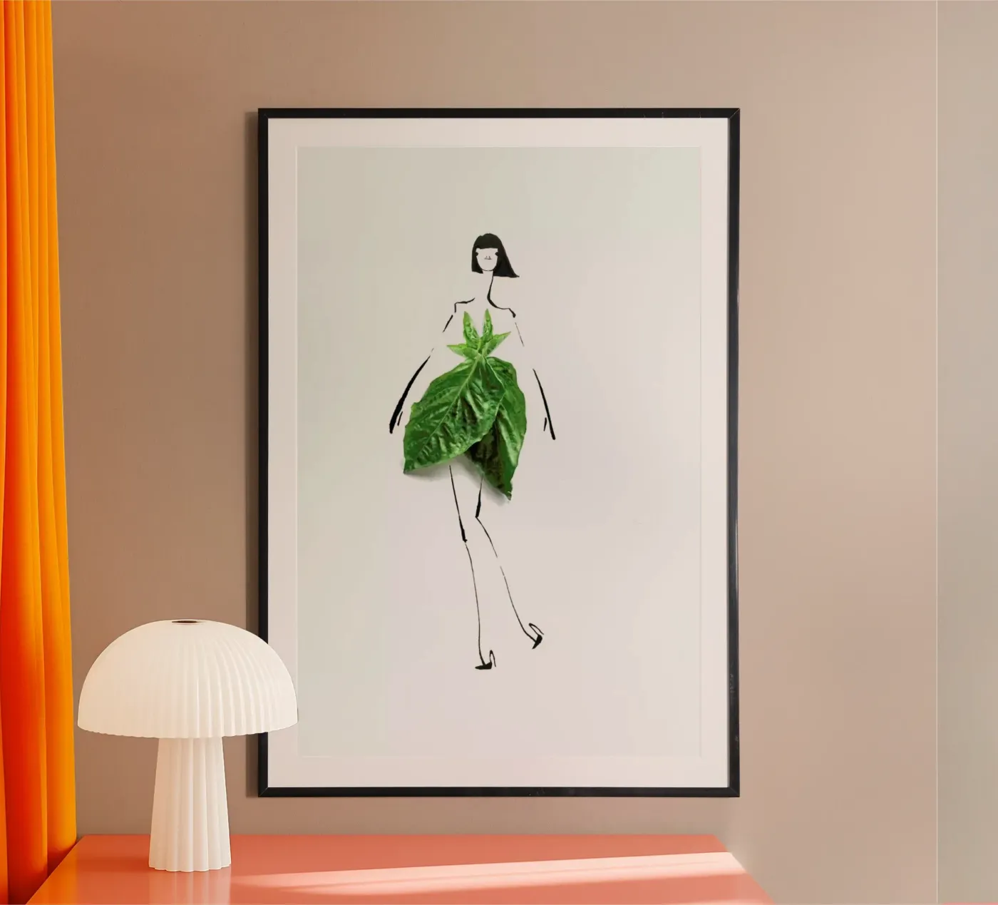 Basil poster van Gretchen Roehrs