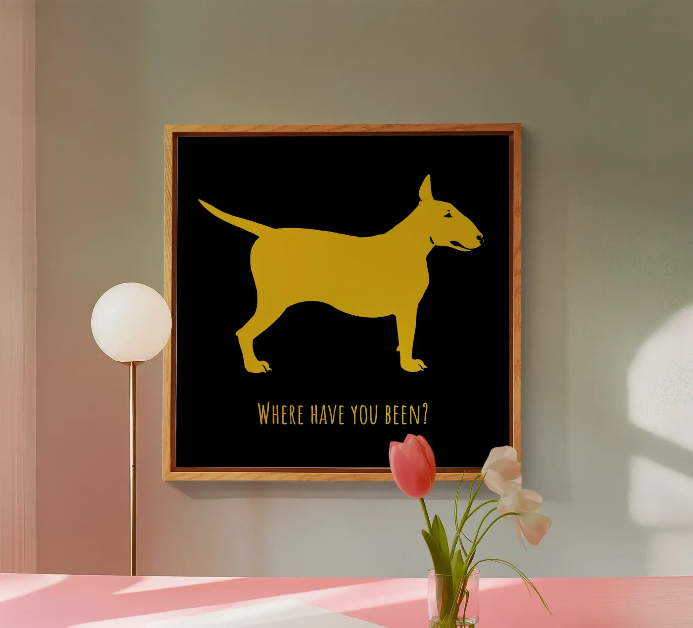 Bull Terrier plexiglass da Pop dogs