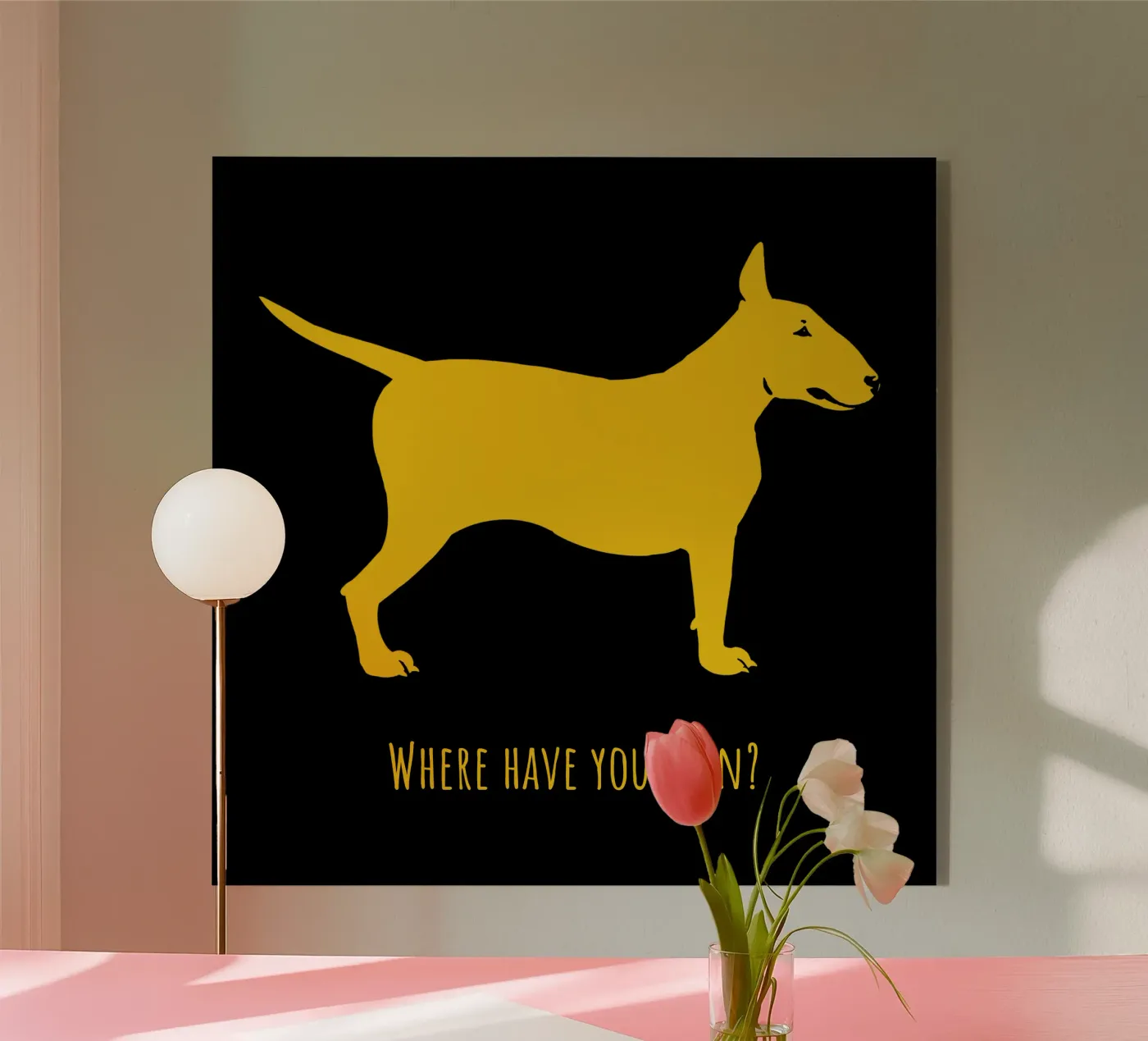 Bull Terrier plexiglass da Pop dogs