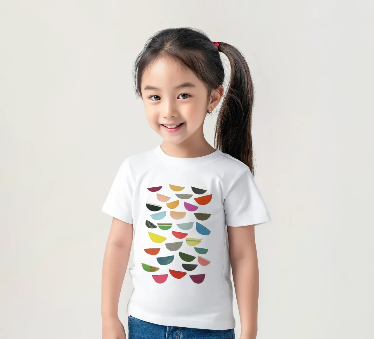 Falling Petals kids t-shirt by Cassia Beck Collage