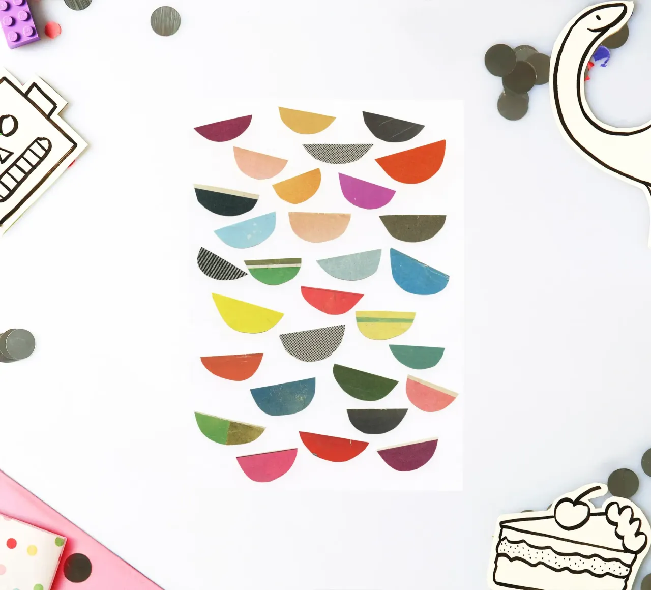 Falling Petals sticker by Cassia Beck Collage
