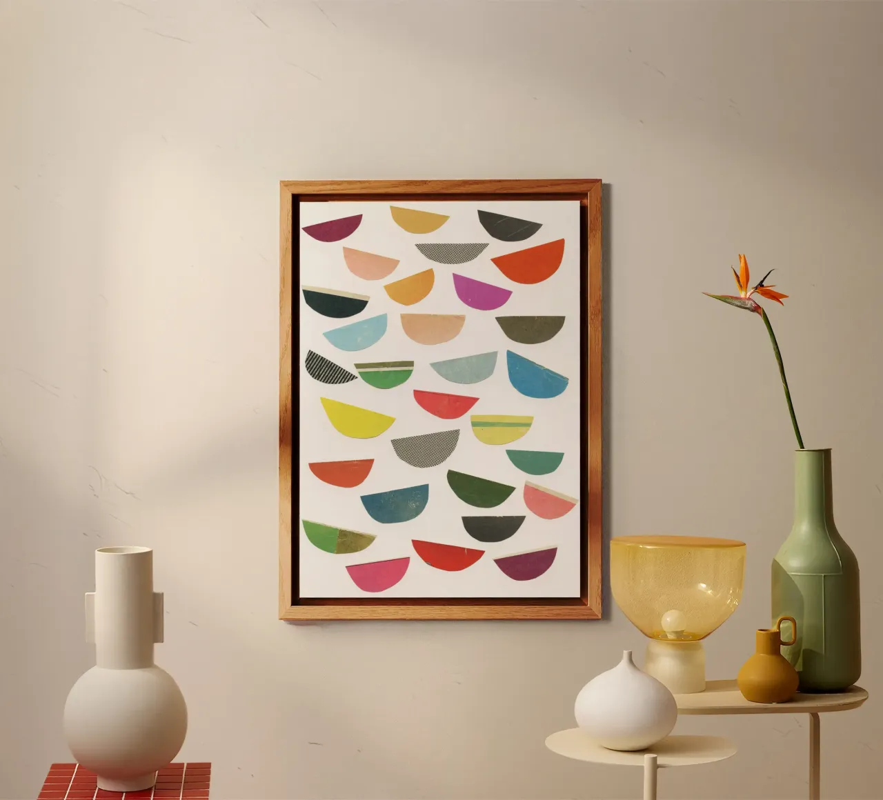 Falling Petals forex plate by Cassia Beck Collage