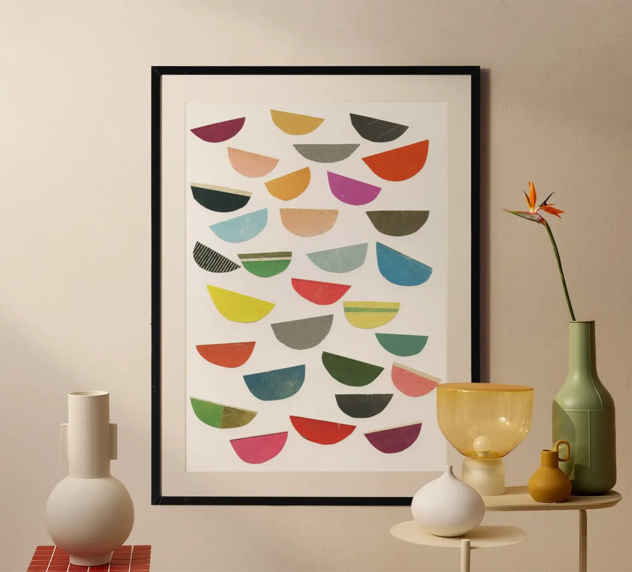 Falling Petals poster da Cassia Beck Collage