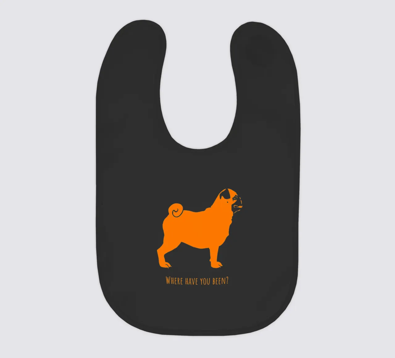 Mops Babylätzchen von Pop dogs