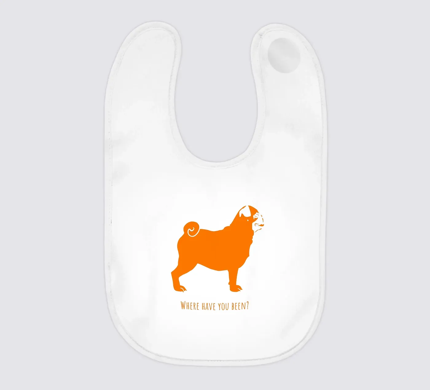 Pug Babylätzchen von Pop dogs