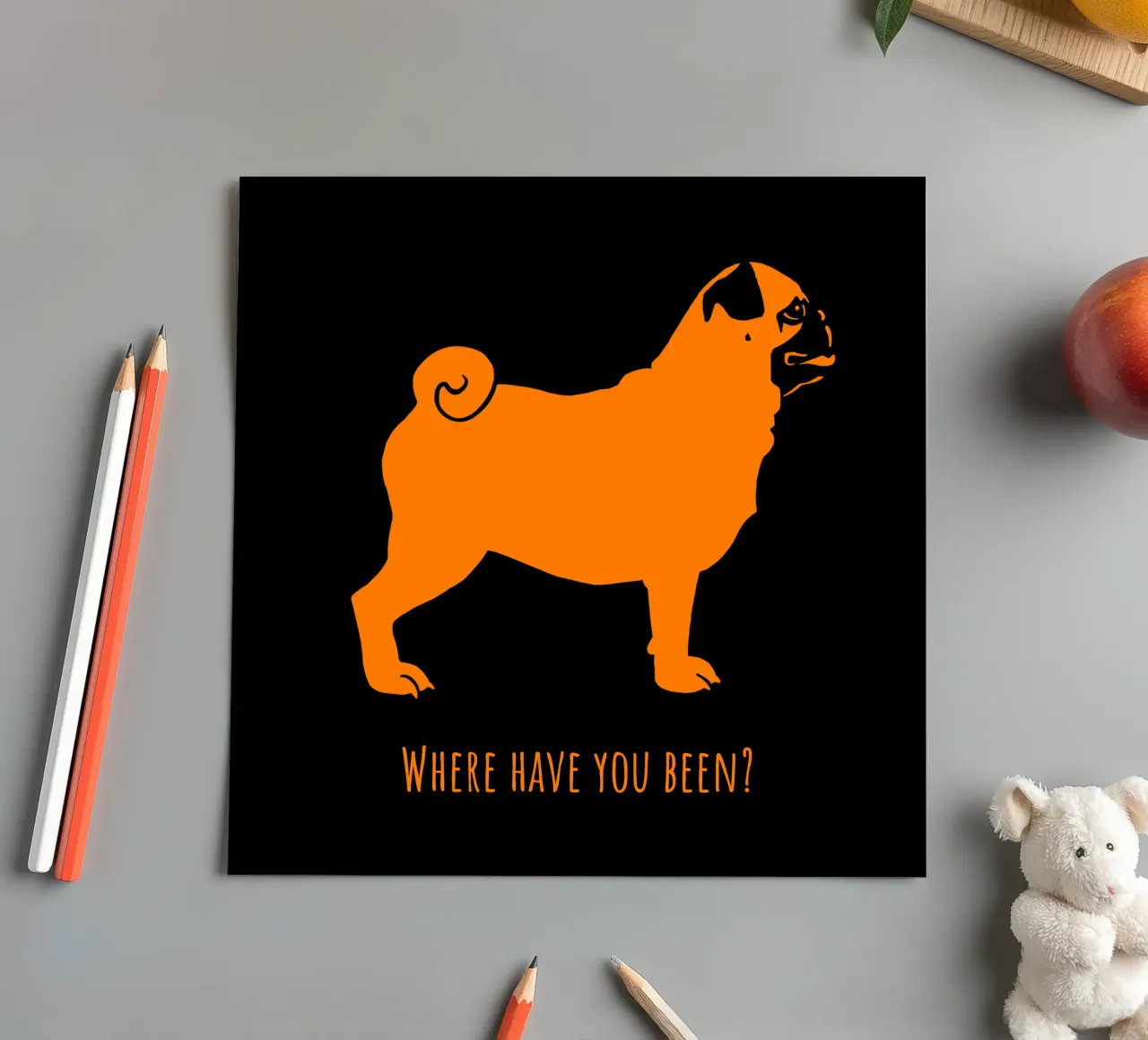 Pug sticker sheet by Pop dogs