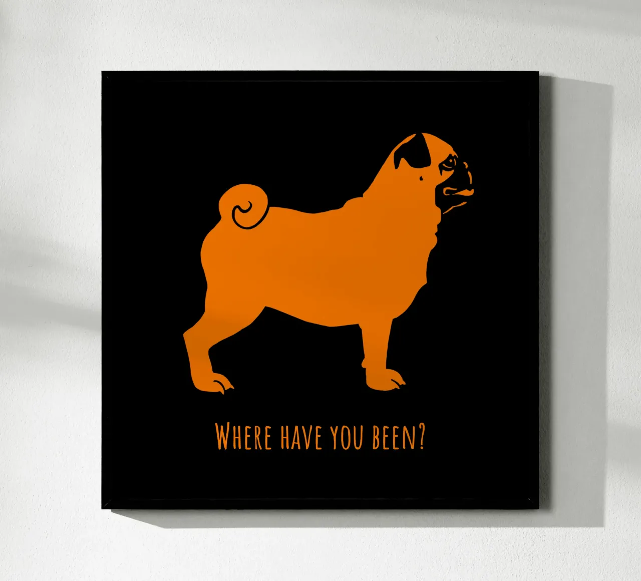 Mops Poster von Pop dogs