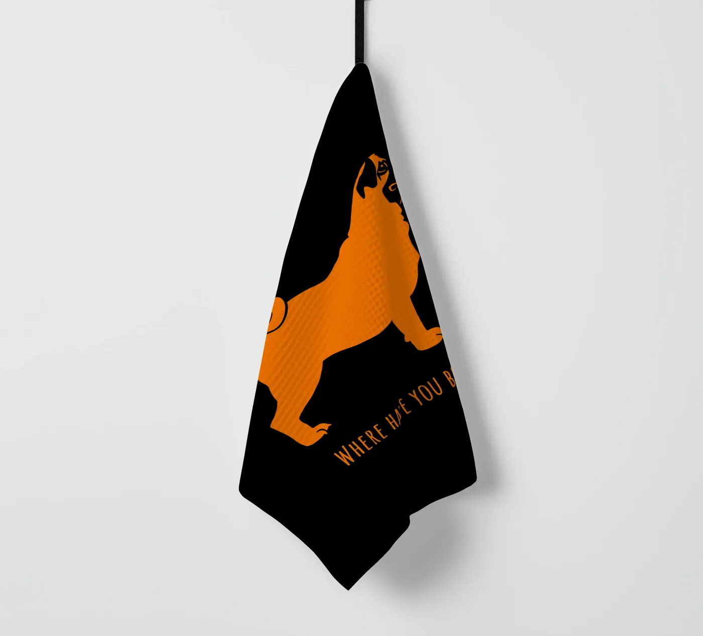 Mops Geschirrtuch von Pop dogs
