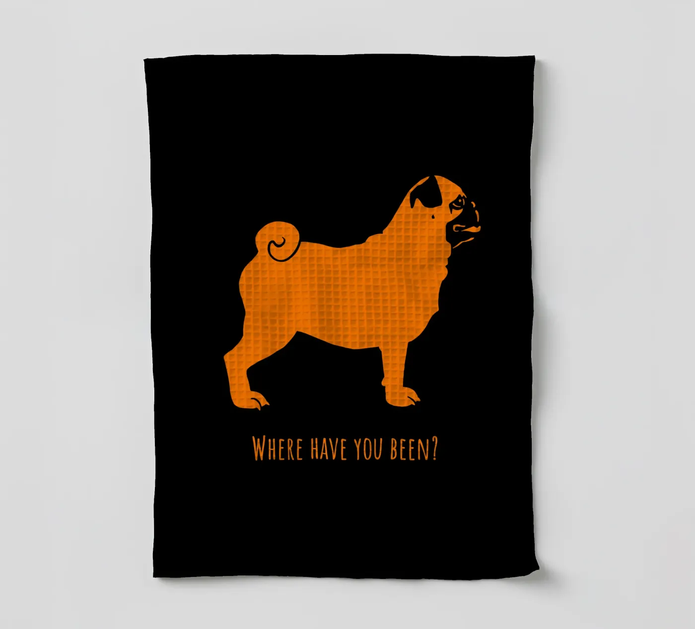 Mops Geschirrtuch von Pop dogs