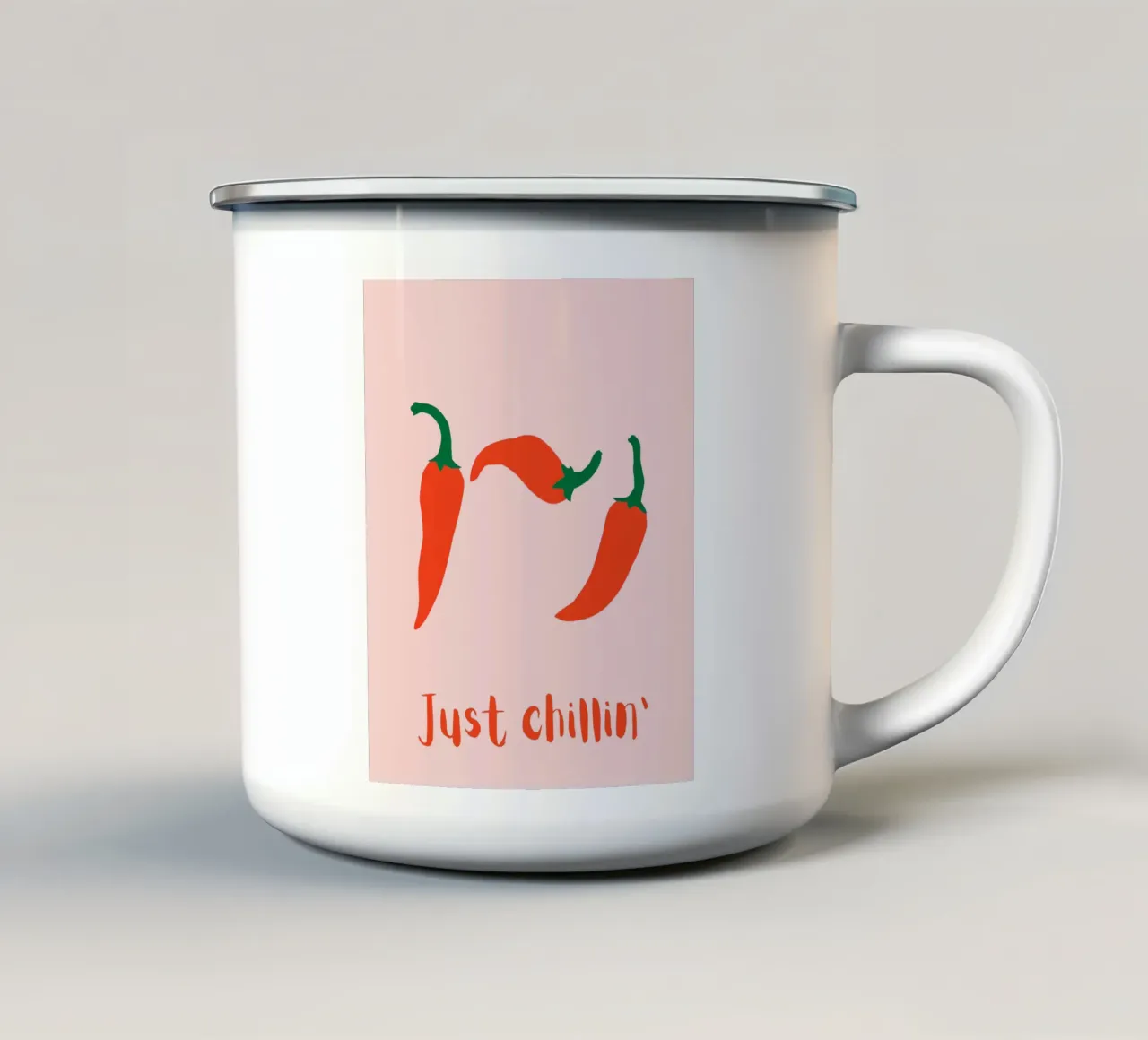 Just chillin' tazza in smalto da designsbysophia