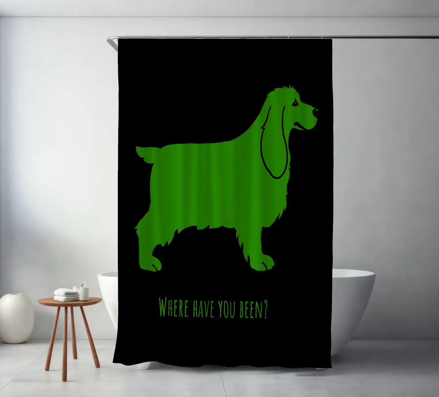 Cocker Duschvorhang von Pop dogs