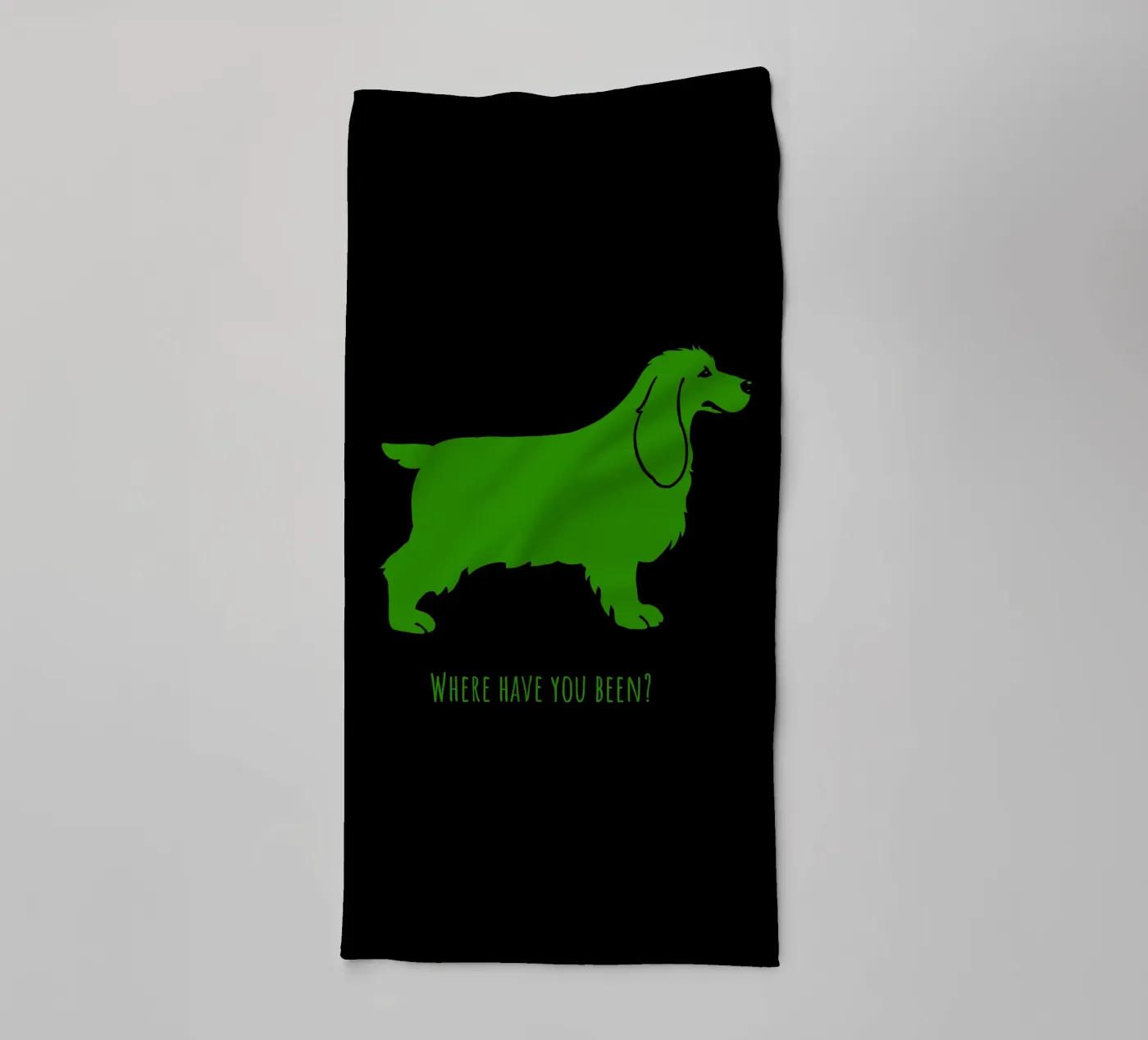 Cocker badhanddoek van Pop dogs