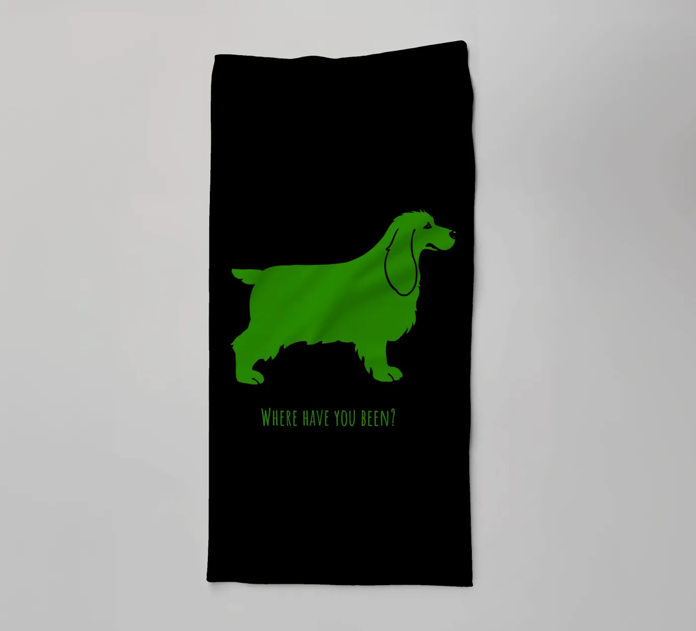 Cocker badhanddoek van Pop dogs