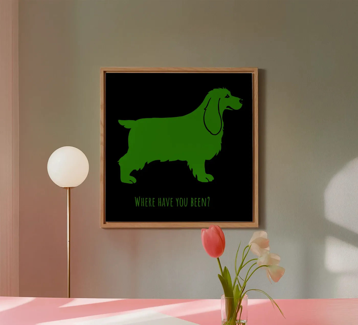 Cocker forex-plaat van Pop dogs