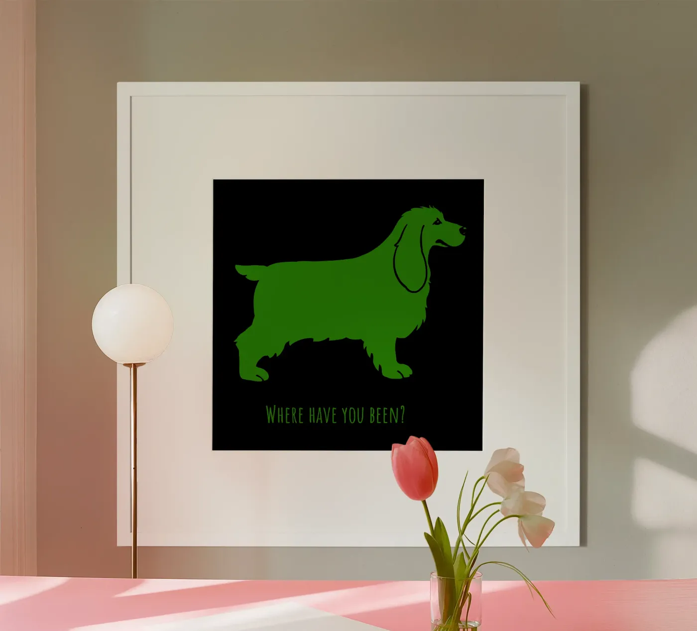 Cocker poster van Pop dogs