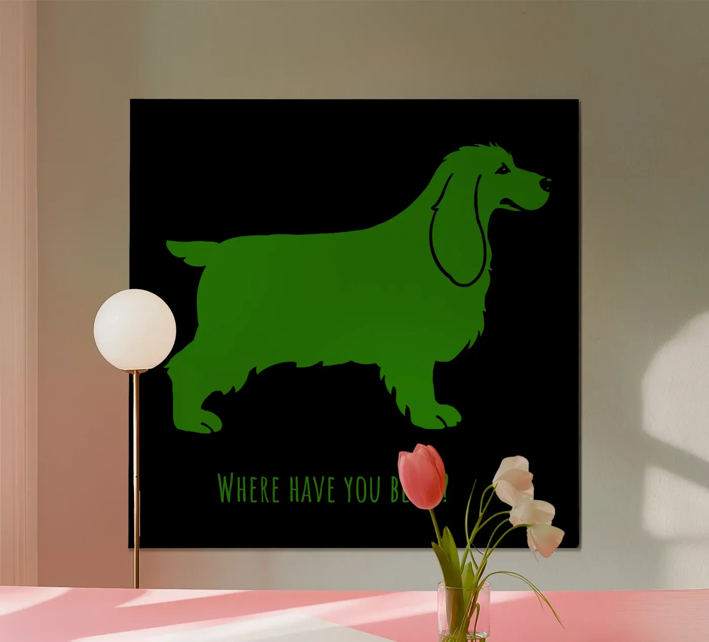 Cocker poster van Pop dogs
