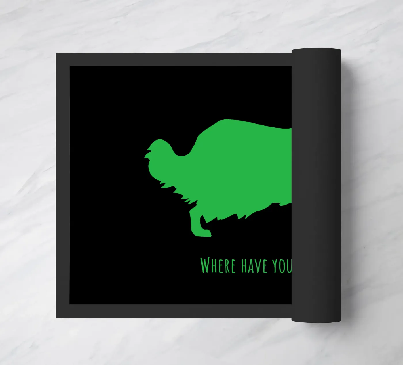 Rough Collie doormat by Pop dogs