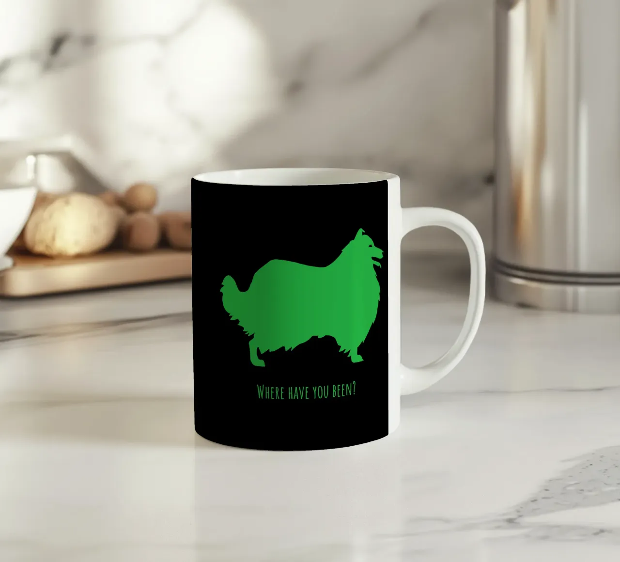 Collie ruvido tazza in ceramica da Pop dogs