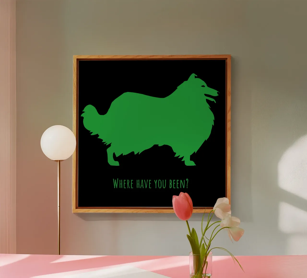 Collie ruvido plexiglass da Pop dogs