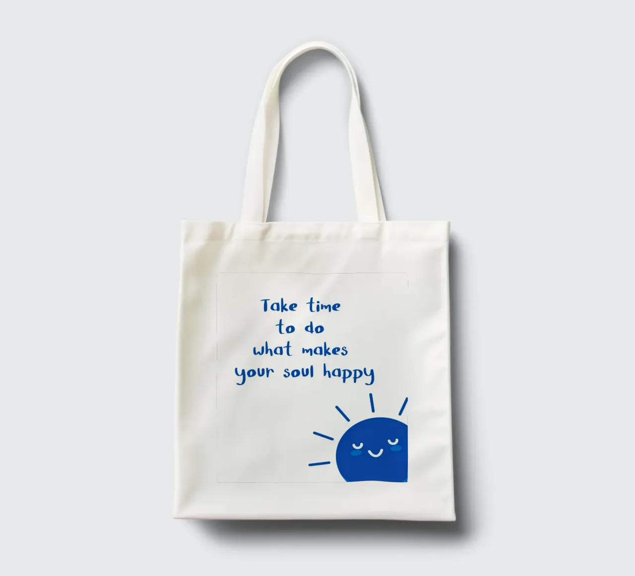 Take time to do what makes your soul happy borsa in juta da designsbysophia