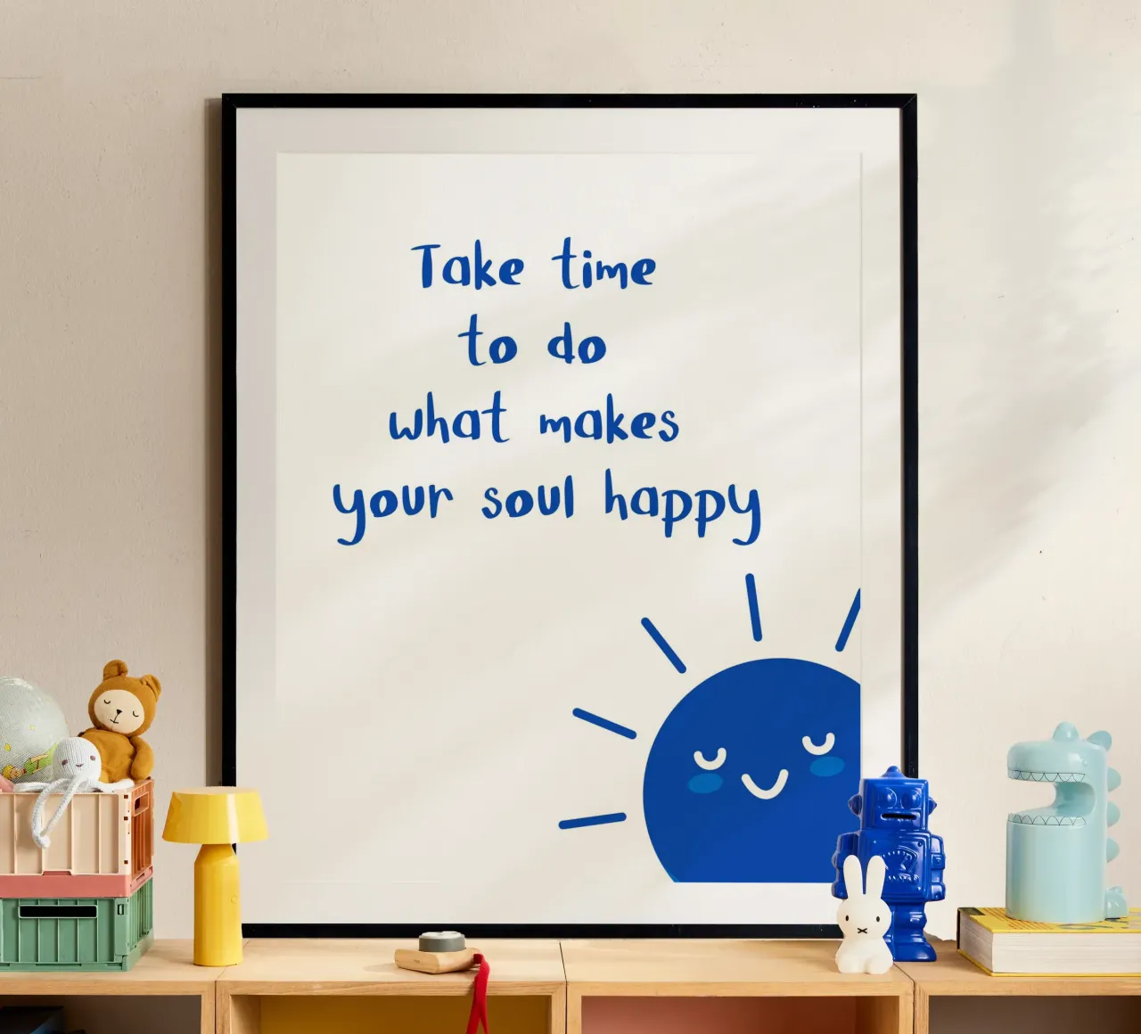 Take time to do what makes your soul happy carta hahnemühle da designsbysophia