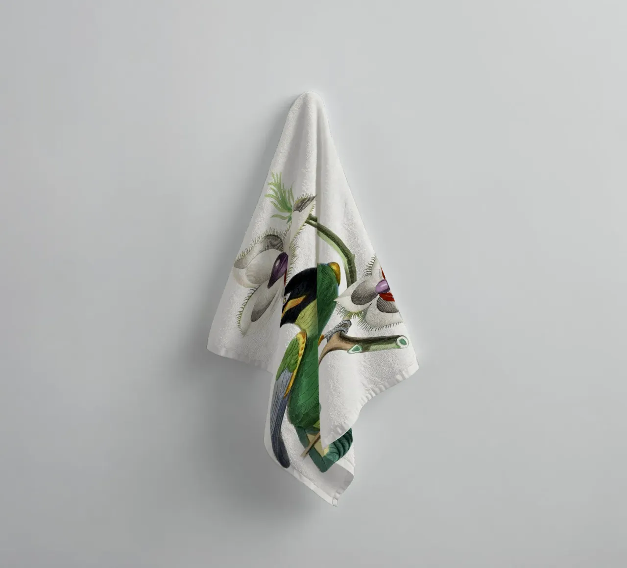 Paul Gervais - Parakeet Vogel No. 2 asciugamano da bagno da Old Masters