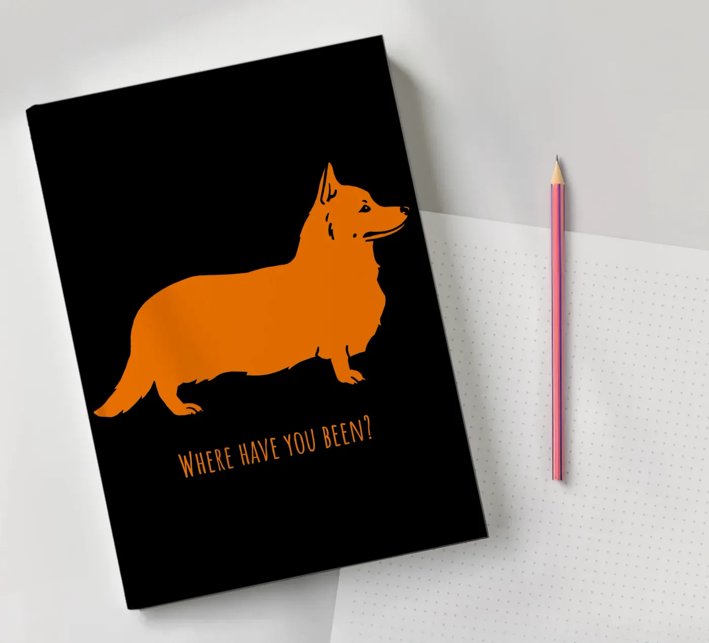 Corgi notebook by Pop dogs