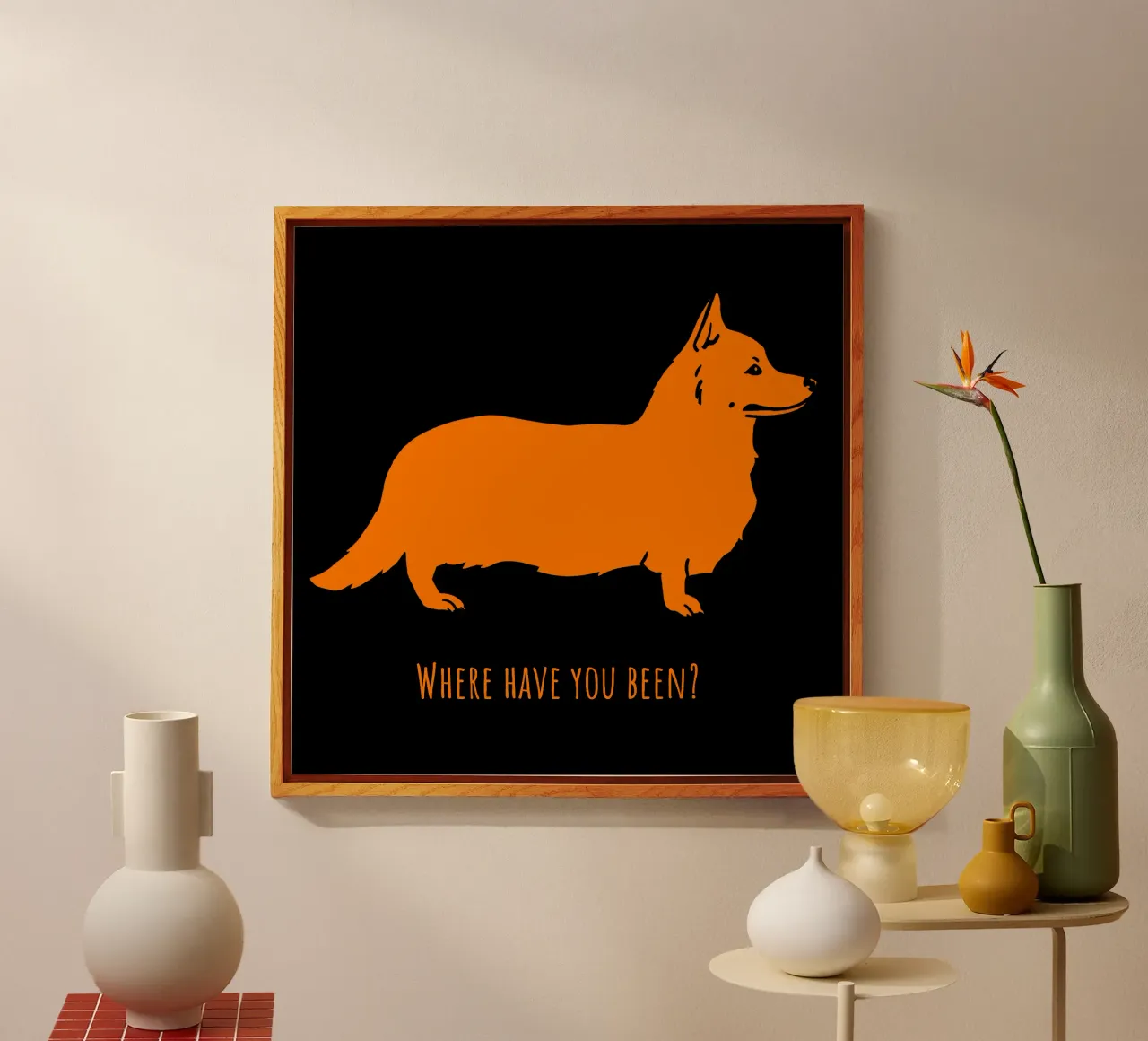 Corgi acrylic glass by Pop dogs