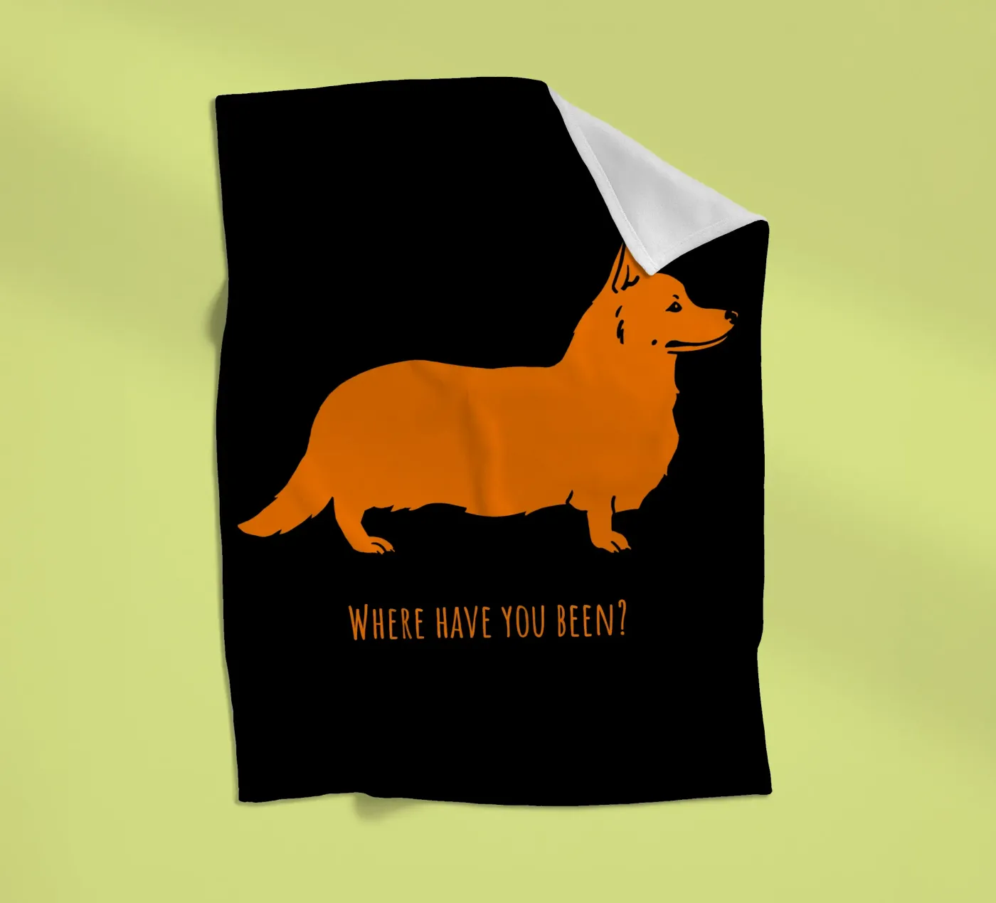 Corgi Fleecedecke von Pop dogs