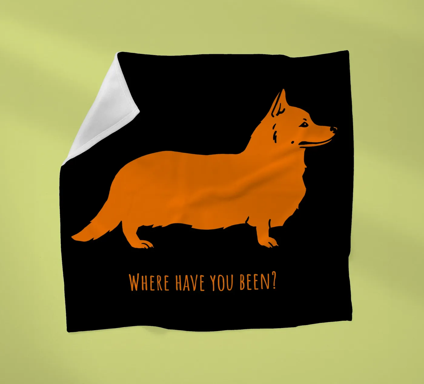 Corgi Fleecedecke von Pop dogs