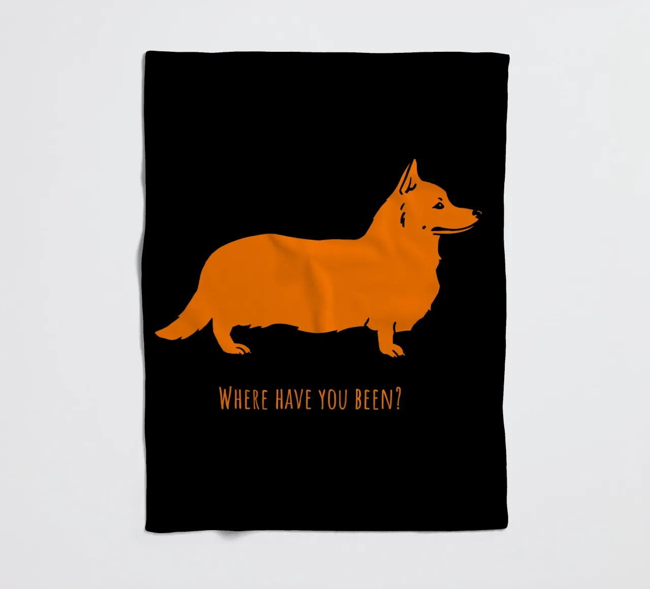 Corgi fleecedeken van Pop dogs