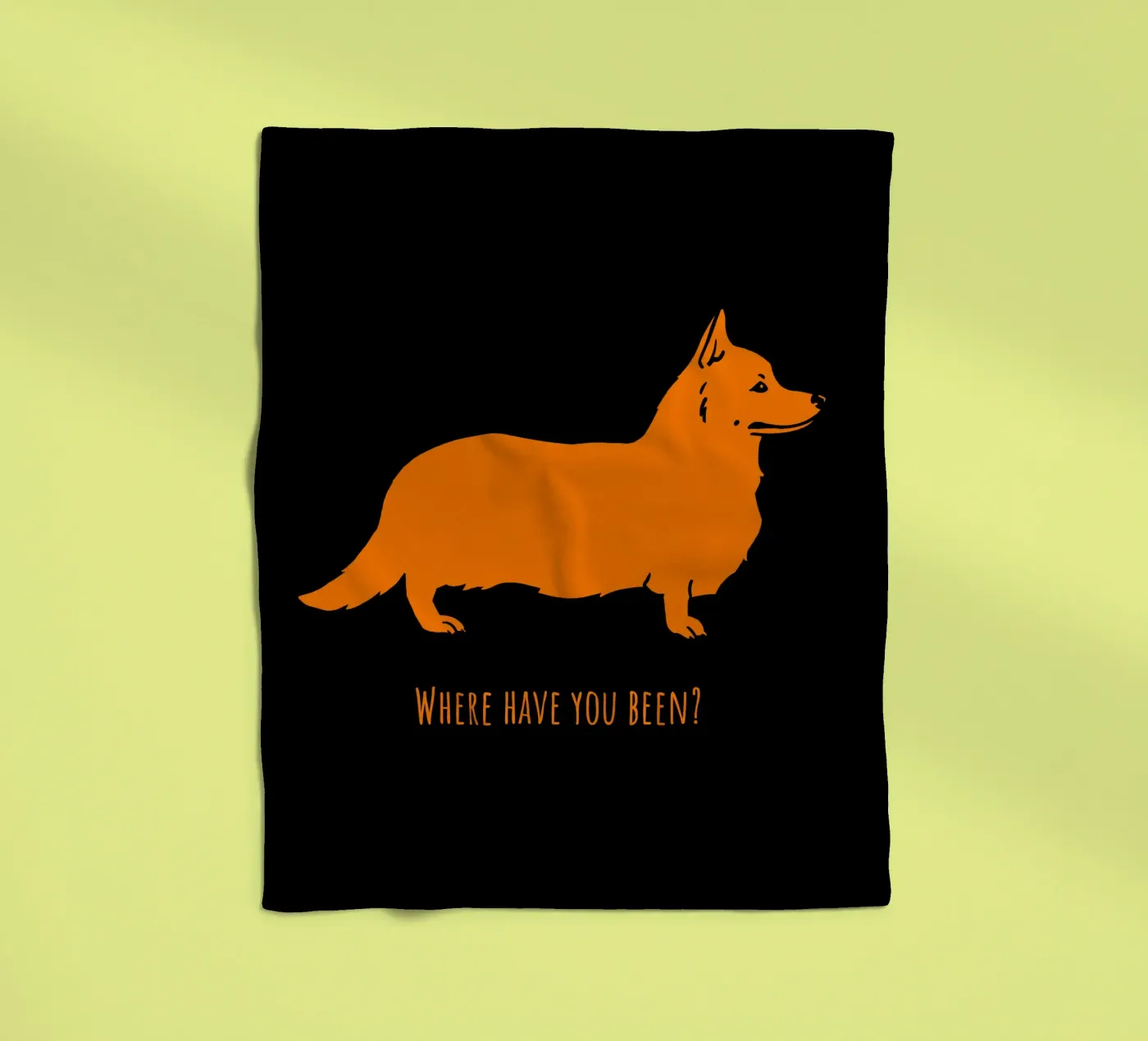 Corgi Fleecedecke von Pop dogs